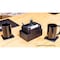 Dacasso Black Leather Multi-Purpose Desk Supply Organizer A1048 - alternate 8